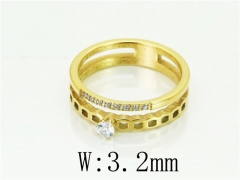 HY Wholesale Popular Rings Jewelry Stainless Steel 316L Rings-HY19R1240HCC