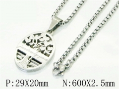 HY Wholesale Necklaces Stainless Steel 316L Jewelry Necklaces-HY09N1429PL