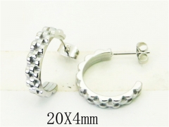 HY Wholesale Earrings 316L Stainless Steel Popular Jewelry Earrings-HY80E0719MR