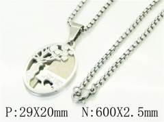 HY Wholesale Necklaces Stainless Steel 316L Jewelry Necklaces-HY09N1428PL