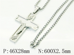 HY Wholesale Necklaces Stainless Steel 316L Jewelry Necklaces-HY09N1426HSS