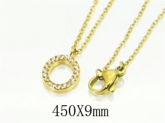 HY Wholesale Necklaces Stainless Steel 316L Jewelry Necklaces-HY12N0567OLW