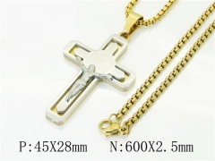 HY Wholesale Necklaces Stainless Steel 316L Jewelry Necklaces-HY09N1398HHW