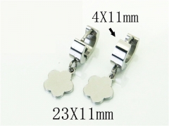 HY Wholesale Earrings 316L Stainless Steel Popular Jewelry Earrings-HY72E0067ILV