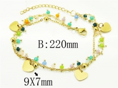 HY Wholesale Bracelets 316L Stainless Steel Jewelry Bracelets-HY24B0168PW