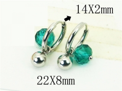 HY Wholesale Earrings 316L Stainless Steel Popular Jewelry Earrings-HY06E0377ME