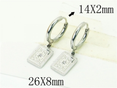 HY Wholesale Earrings 316L Stainless Steel Popular Jewelry Earrings-HY06E0373MX