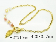 HY Wholesale Necklaces Stainless Steel 316L Jewelry Necklaces-HY80N0674OL