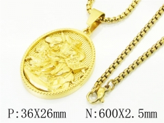 HY Wholesale Necklaces Stainless Steel 316L Jewelry Necklaces-HY09N1387HEE