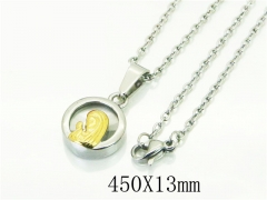 HY Wholesale Necklaces Stainless Steel 316L Jewelry Necklaces-HY74N0025NZ