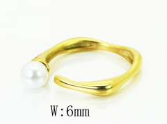 HY Wholesale Popular Rings Jewelry Stainless Steel 316L Rings-HY16R0531OR