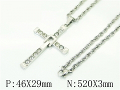 HY Wholesale Necklaces Stainless Steel 316L Jewelry Necklaces-HY74N0007NL