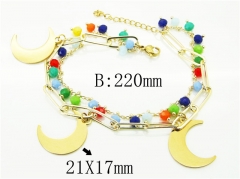 HY Wholesale Bracelets 316L Stainless Steel Jewelry Bracelets-HY24B0164PZ