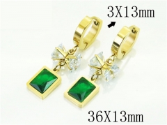 HY Wholesale Earrings 316L Stainless Steel Popular Jewelry Earrings-HY91E0479HSS