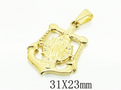 HY Wholesale Pendant Jewelry 316L Stainless Steel Jewelry Pendant-HY62P0186IL
