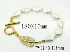 HY Wholesale Bracelets 316L Stainless Steel Jewelry Bracelets-HY80B1580NW