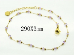 HY Wholesale Anklet Stainless Steel 316L Fashion Jewelry-HY54B0507MLR