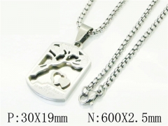 HY Wholesale Necklaces Stainless Steel 316L Jewelry Necklaces-HY09N1430PLE