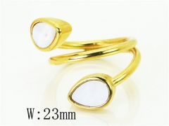 HY Wholesale Popular Rings Jewelry Stainless Steel 316L Rings-HY16R0532OF