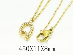 HY Wholesale Necklaces Stainless Steel 316L Jewelry Necklaces-HY12N0569OLQ