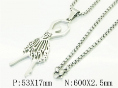 HY Wholesale Necklaces Stainless Steel 316L Jewelry Necklaces-HY09N1437PX
