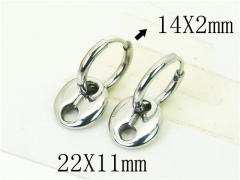 HY Wholesale Earrings 316L Stainless Steel Popular Jewelry Earrings-HY06E0371LC