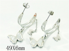 HY Wholesale Earrings 316L Stainless Steel Popular Jewelry Earrings-HY80E0712ML