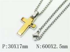 HY Wholesale Necklaces Stainless Steel 316L Jewelry Necklaces-HY41N0105HJS