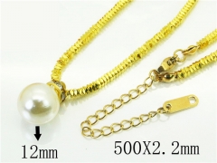 HY Wholesale Necklaces Stainless Steel 316L Jewelry Necklaces-HY80N0641HEL