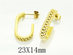 HY Wholesale Earrings 316L Stainless Steel Popular Jewelry Earrings-HY80E0743NLS