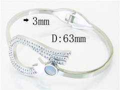 HY Wholesale Bangles Jewelry Stainless Steel 316L Fashion Bangle-HY09B1212HJW