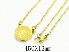 HY Wholesale Necklaces Stainless Steel 316L Jewelry Necklaces-HY74N0086LD
