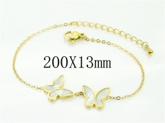 HY Wholesale Bracelets 316L Stainless Steel Jewelry Bracelets-HY32B0840OR