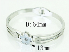 HY Wholesale Bangles Jewelry Stainless Steel 316L Fashion Bangle-HY32B0805HFF