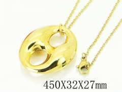 HY Wholesale Necklaces Stainless Steel 316L Jewelry Necklaces-HY74N0063OL