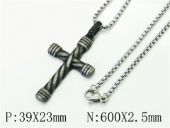HY Wholesale Necklaces Stainless Steel 316L Jewelry Necklaces-HY41N0124HHD