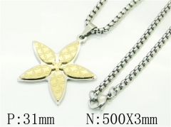 HY Wholesale Necklaces Stainless Steel 316L Jewelry Necklaces-HY74N0003OL