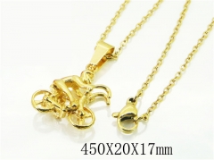 HY Wholesale Necklaces Stainless Steel 316L Jewelry Necklaces-HY74N0116LL