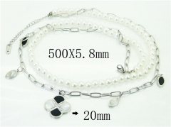 HY Wholesale Necklaces Stainless Steel 316L Jewelry Necklaces-HY80N0668PL