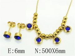 HY Wholesale Jewelry 316L Stainless Steel Earrings Necklace Jewelry Set-HY91S1560HHW