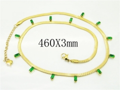 HY Wholesale Necklaces Stainless Steel 316L Jewelry Necklaces-HY91N0118HJE