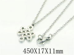 HY Wholesale Necklaces Stainless Steel 316L Jewelry Necklaces-HY74N0028JLW