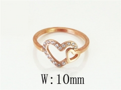 HY Wholesale Popular Rings Jewelry Stainless Steel 316L Rings-HY19R1214HIE
