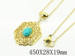 HY Wholesale Necklaces Stainless Steel 316L Jewelry Necklaces-HY92N0471HJW