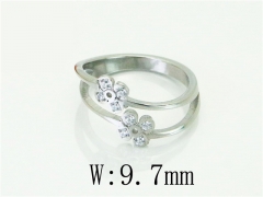 HY Wholesale Popular Rings Jewelry Stainless Steel 316L Rings-HY19R1224PE