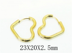 HY Wholesale Earrings 316L Stainless Steel Popular Jewelry Earrings-HY75E0005JN