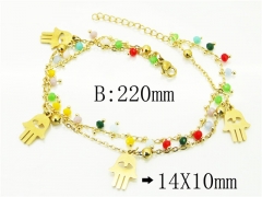 HY Wholesale Bracelets 316L Stainless Steel Jewelry Bracelets-HY24B0166PW