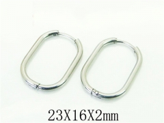 HY Wholesale Earrings 316L Stainless Steel Popular Jewelry Earrings-HY75E0051JI
