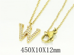 HY Wholesale Necklaces Stainless Steel 316L Jewelry Necklaces-HY12N0575OLW