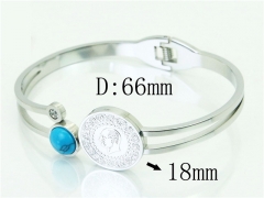 HY Wholesale Bangles Jewelry Stainless Steel 316L Fashion Bangle-HY32B0803HQQ